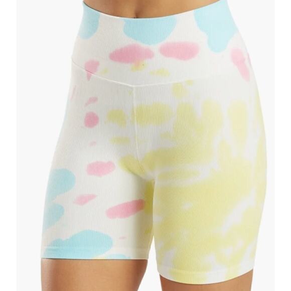 Spiritual Gangster X Revolve Biker Shorts in sunburst tie dye size XS/S - Picture 3 of 6